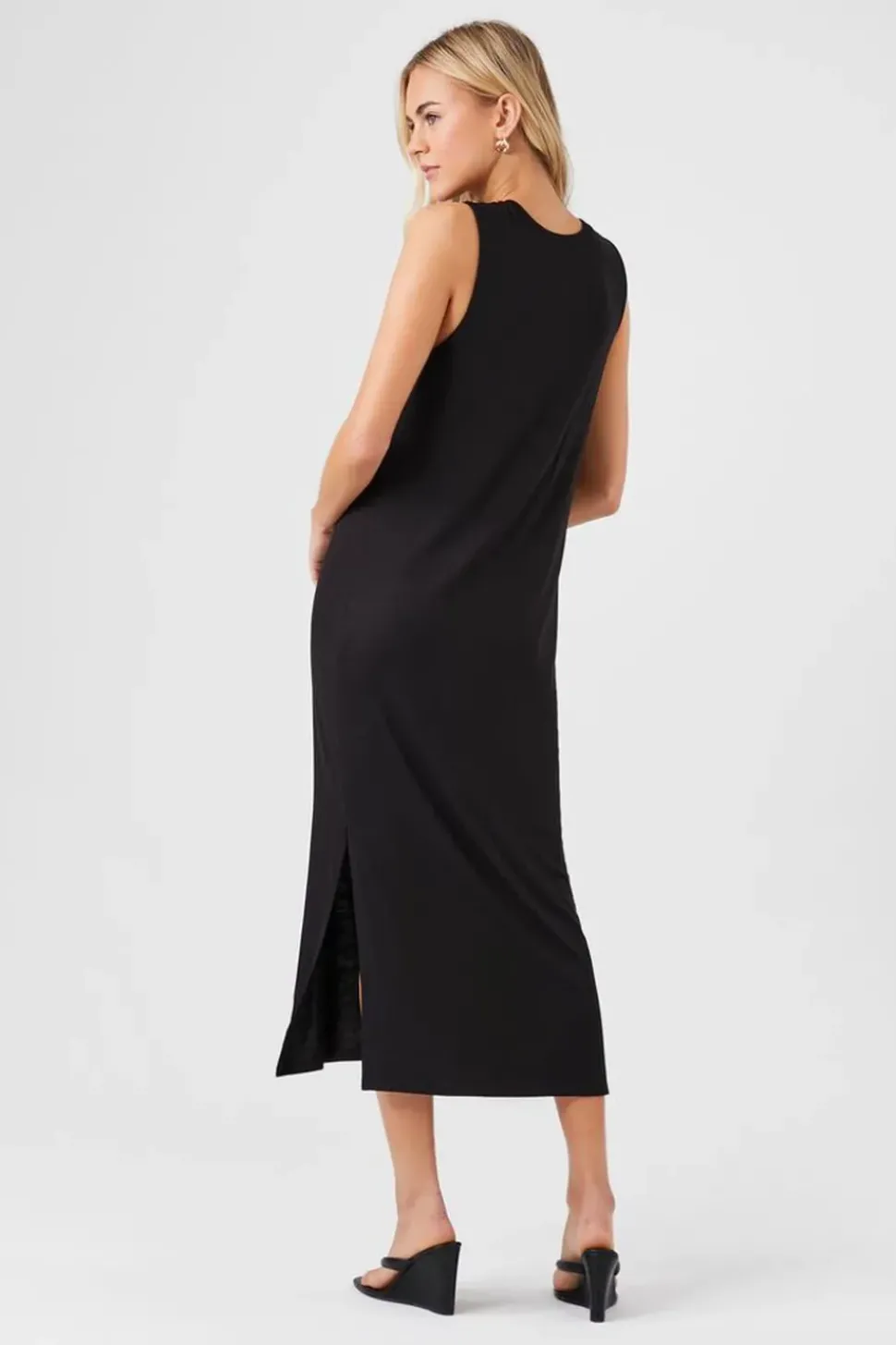 M-Slit Tank Midi Dress