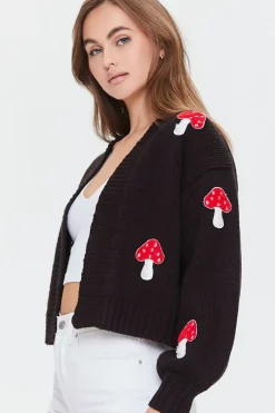Mushroom Cardigan Sweater