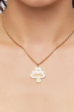 Mushroom Pendant Necklace