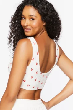 Mushroom Print Lounge Bralette