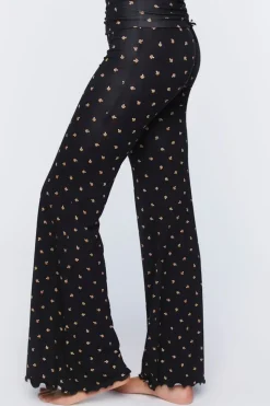 Mushroom Print Pajama Pants