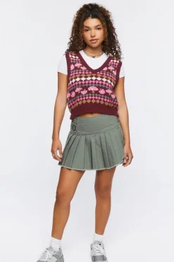 Mushroom Sweater Vest
