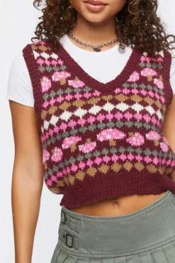 Mushroom Sweater Vest