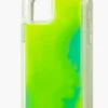 Neon Liquid Lava Case For Iphone 12