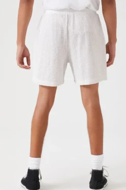Netted Drawstring Shorts