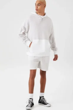 Netted Drawstring Shorts