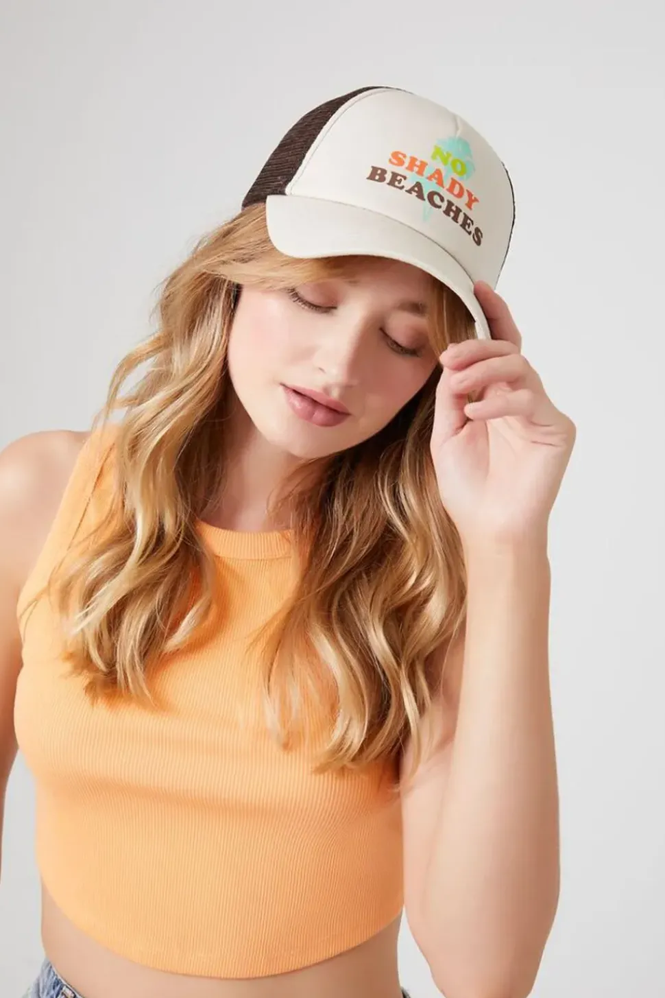 No Shady Beaches Trucker Cap