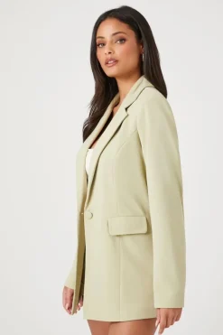 Notched Buttoned Blazer