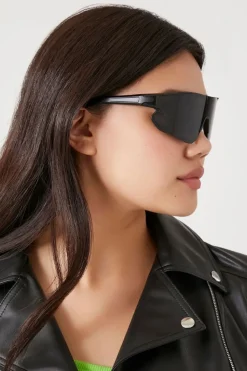 Notched Shield Sunglasses