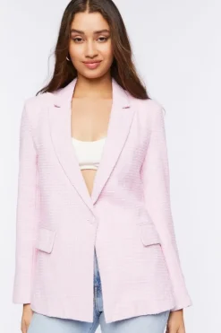 Notched Single-Breasted Blazer