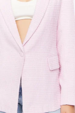 Notched Single-Breasted Blazer