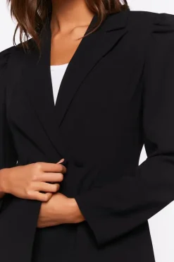 Notched Single-Breasted Blazer