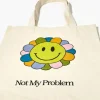 Not My Problem Graphic Tote Bag