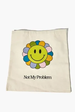 Not My Problem Graphic Tote Bag
