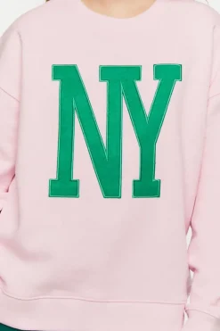 Ny Embroidered Pullover