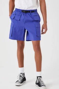 Nylon Utility Cargo Shorts