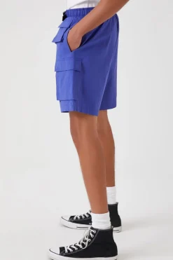 Nylon Utility Cargo Shorts