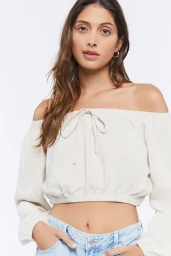 Off-The-Shoulder Crop Top
