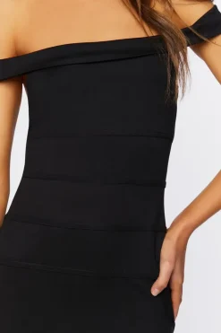 Off-The-Shoulder Cutout Mini Dress
