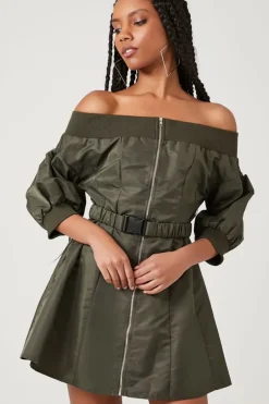 Off-The-Shoulder Mini Dress