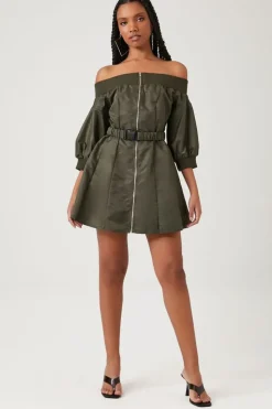 Off-The-Shoulder Mini Dress