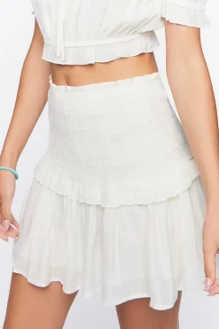 Off-The-Shoulder Top & Mini Skirt Set
