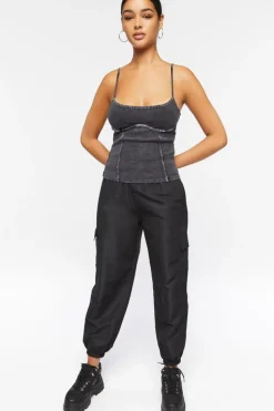 Oil Wash Bustier Cami