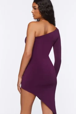 One-Shoulder Bodycon Mini Dress