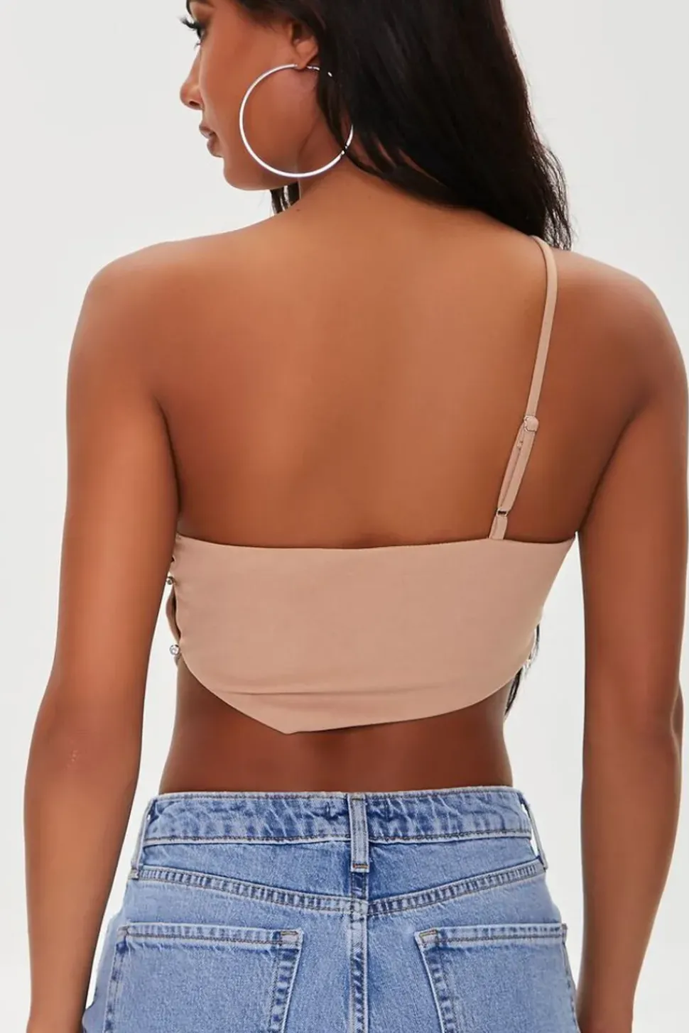 One-Shoulder Cropped Cami