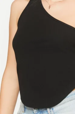One-Shoulder Crop Top