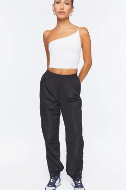 One-Shoulder Crop Top