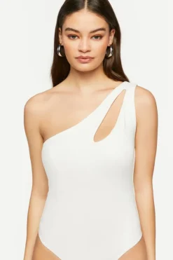 One-Shoulder Cutout Bodysuit