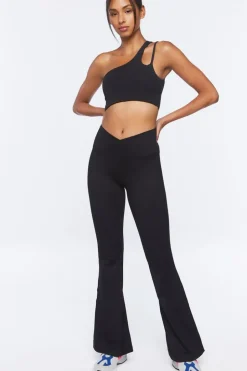 One-Shoulder Cutout Sports Bra