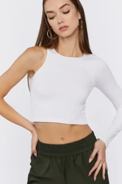 One-Sleeve Crop Top