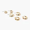 Open-End Hoop Earring Set