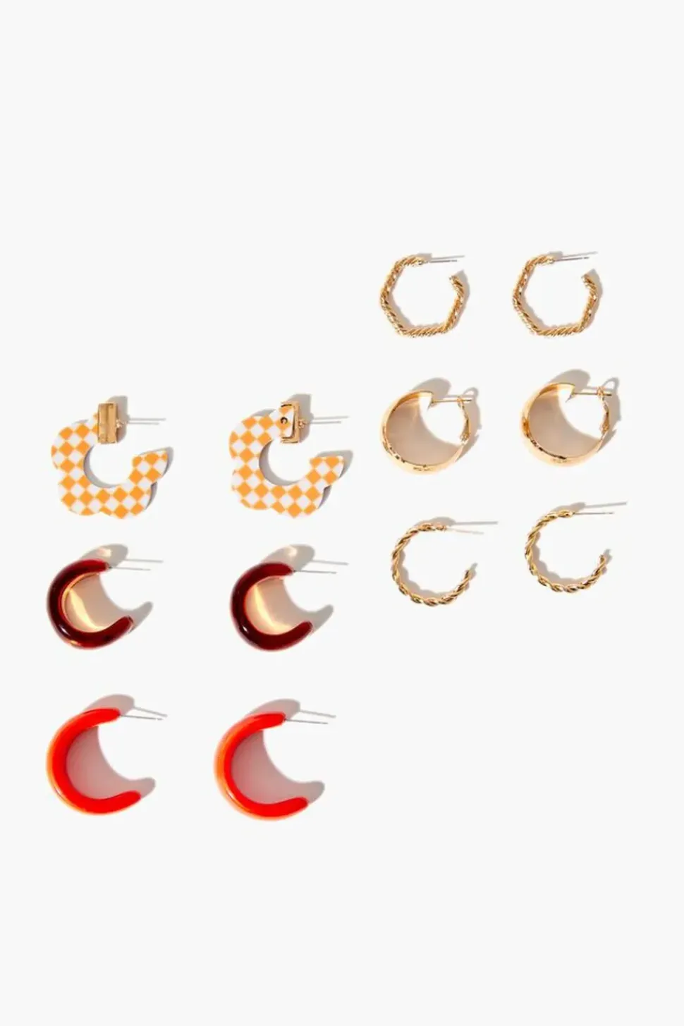 Open-End Hoop Earring Set