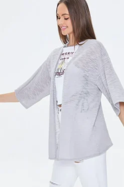 Open-Front Cardigan Sweater