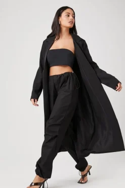 Open-Front Longline Blazer