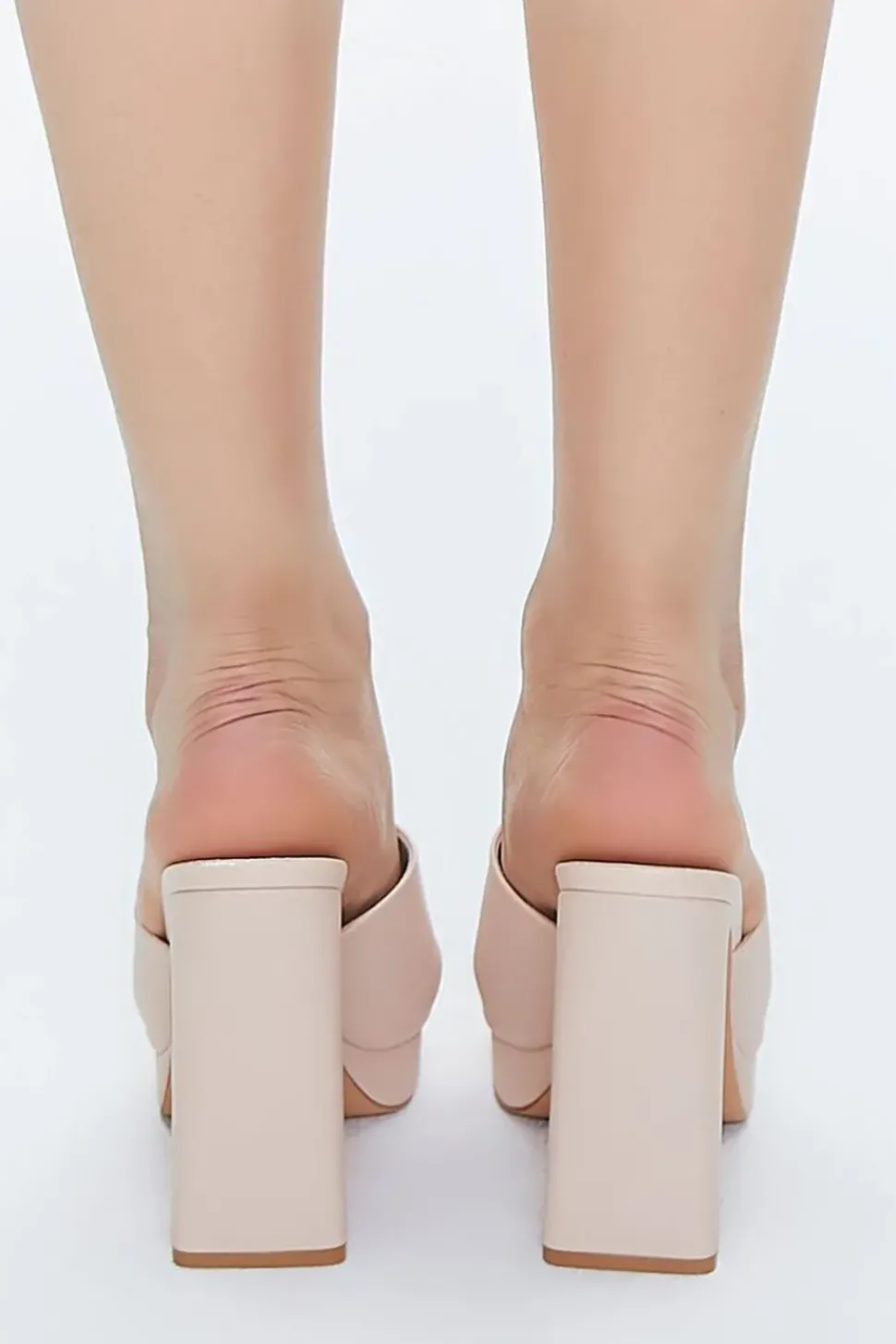 Open-Toe Platform Block Heels