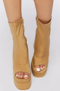 Open-Toe Sock Booties