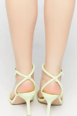 Open-Toe Stiletto Heels