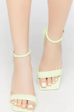 Open-Toe Stiletto Heels