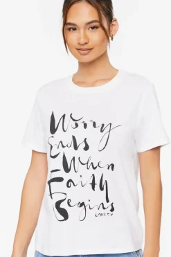 Organically Grown Cotton Faith Graphic Tee