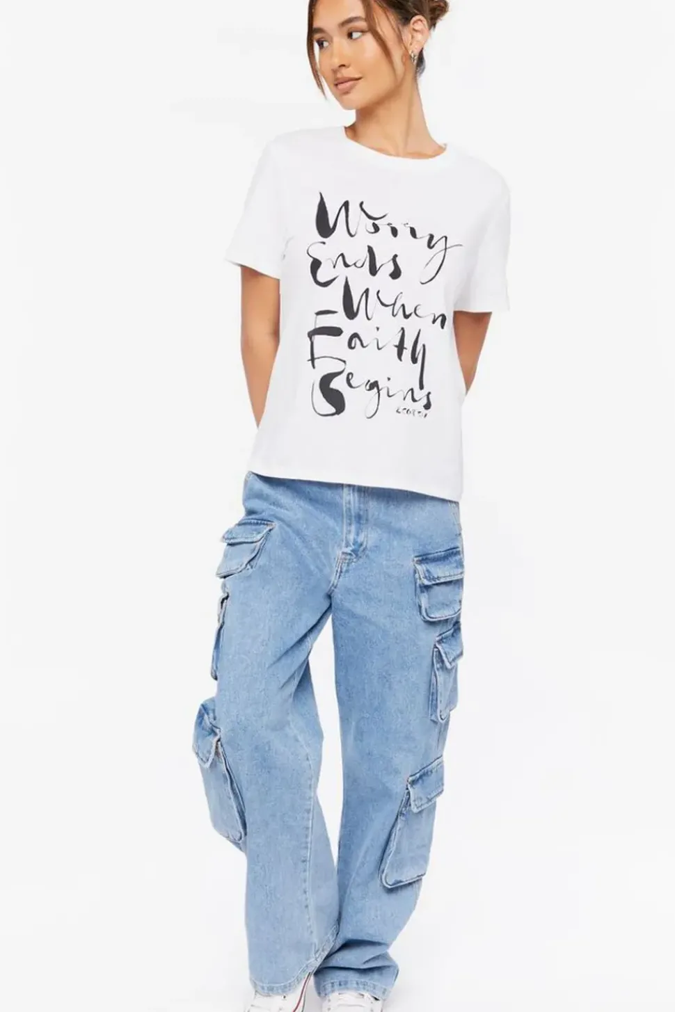 Organically Grown Cotton Faith Graphic Tee