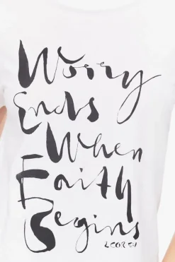 Organically Grown Cotton Faith Graphic Tee