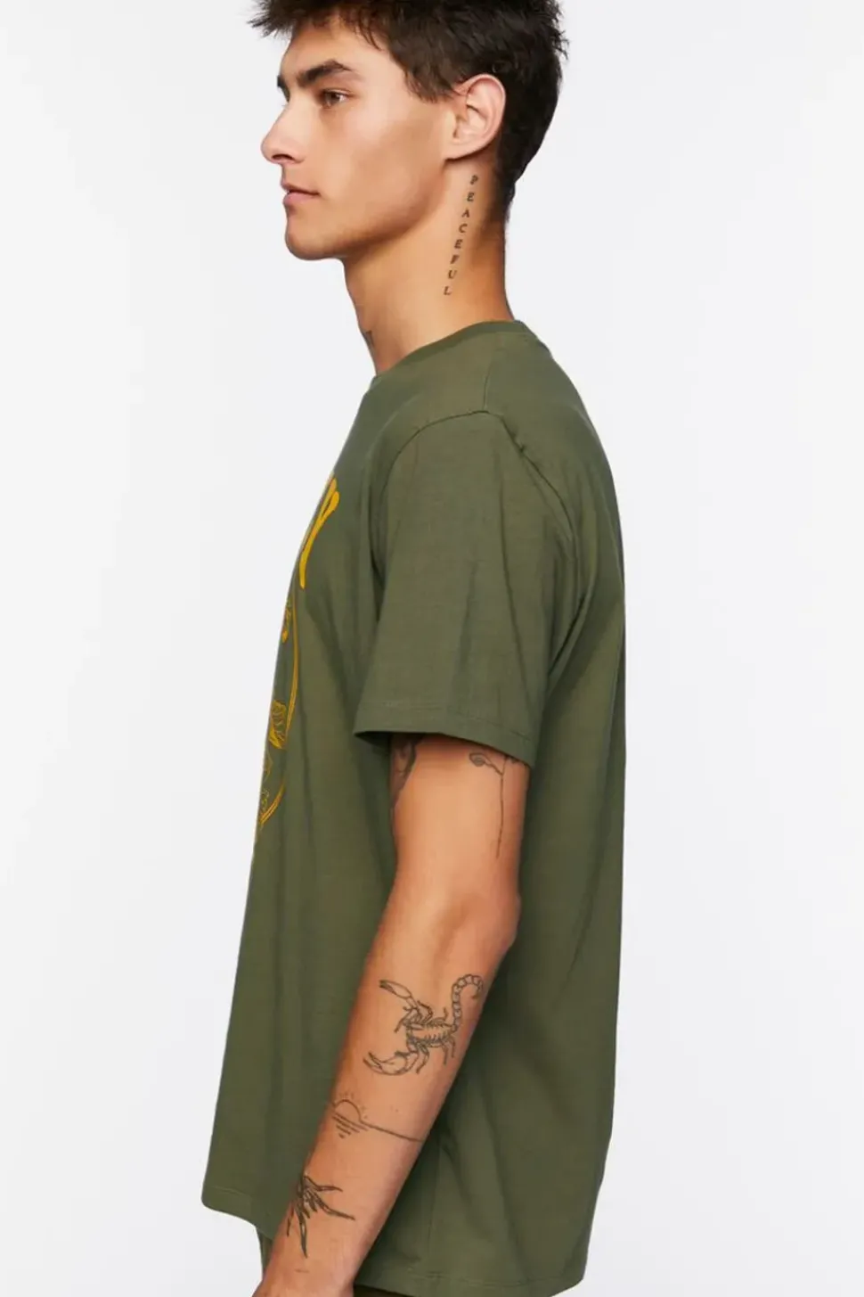 Organically Grown Cotton Floral Graphic Tee