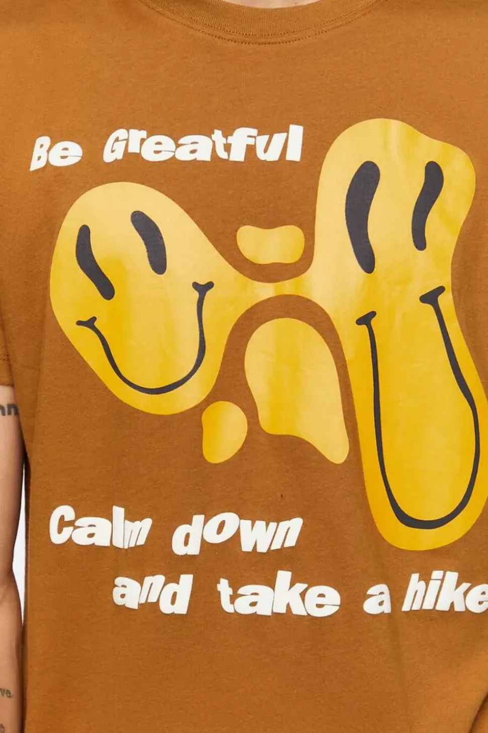 Organically Grown Cotton Happy Face Graphic Tee