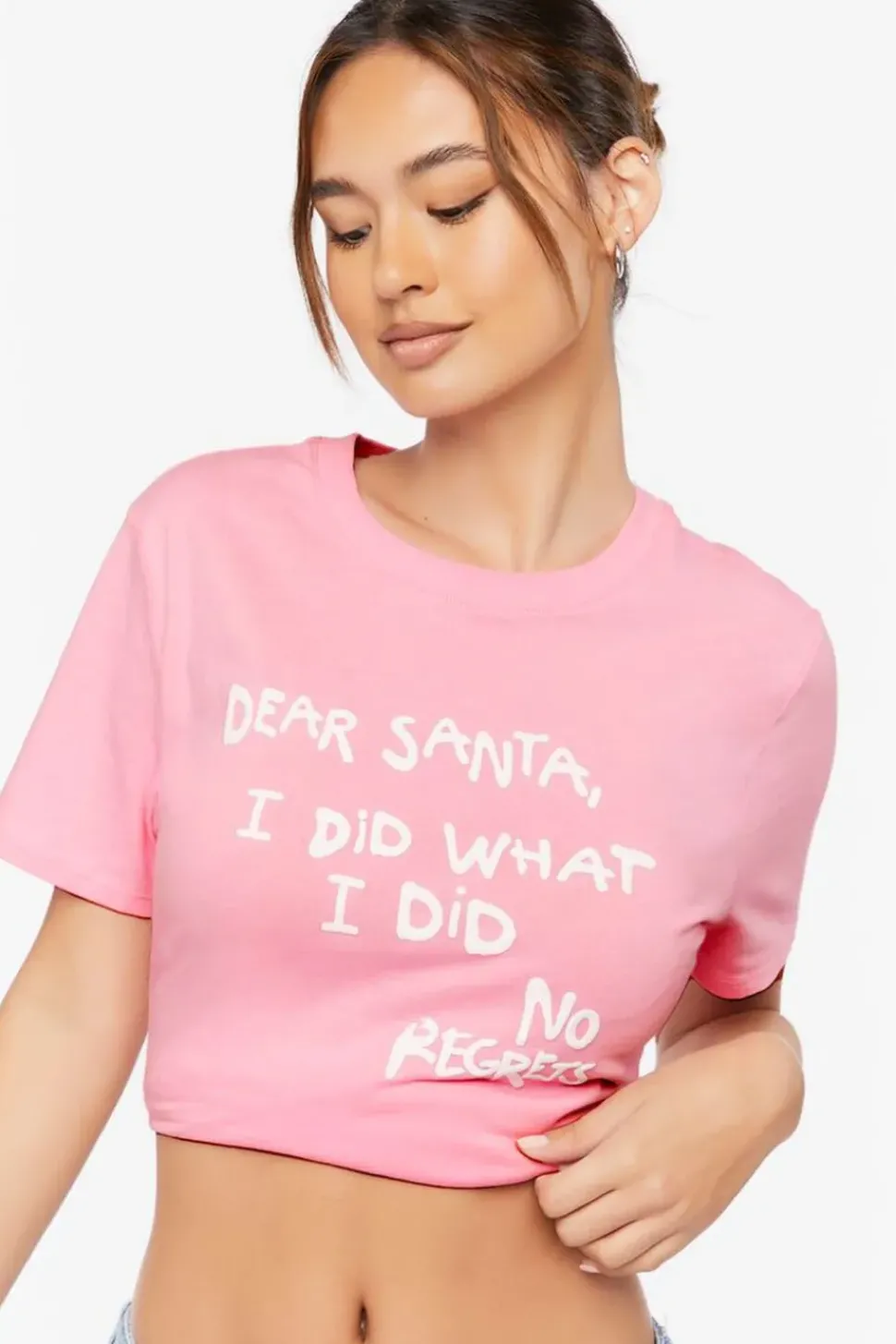 Organically Grown Cotton Santa Graphic Tee