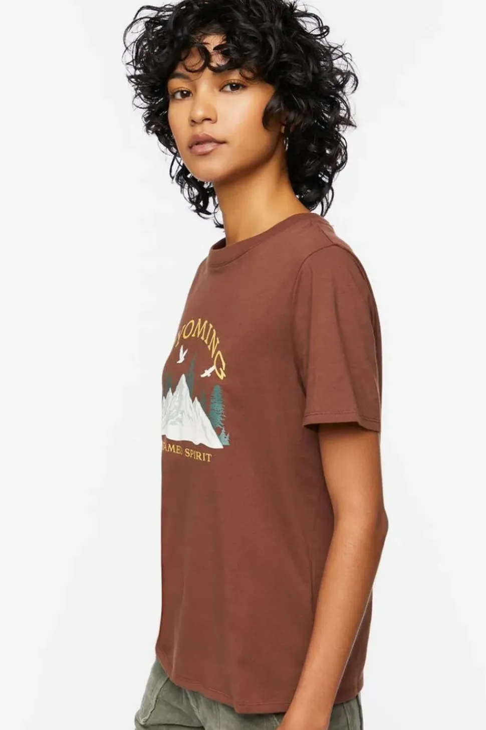 Organically Grown Cotton Wyoming Graphic Tee