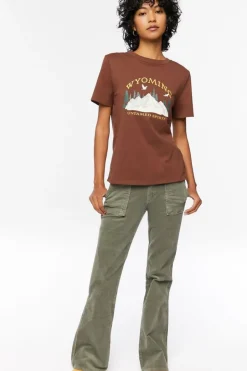 Organically Grown Cotton Wyoming Graphic Tee